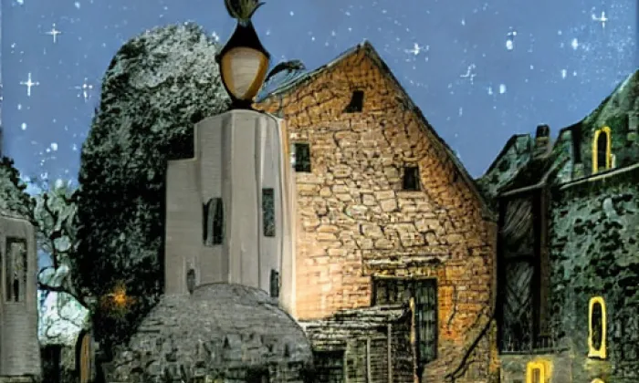 Kostel svatého Jakuba Staršího (Medonosy) – noc