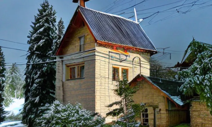 Kostel svatého Jakuba Staršího (Medonosy) – winter