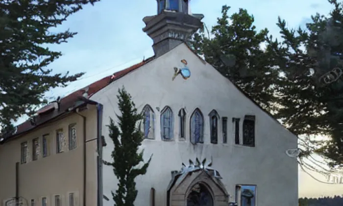 kostel svatého Jakuba Staršího (Omice) – noc