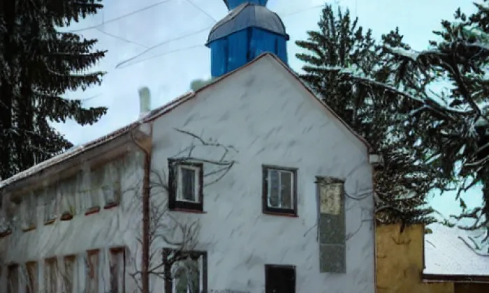 kostel svatého Jakuba Staršího (Omice) – winter