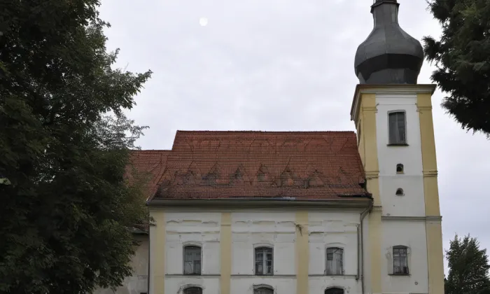 kostel svatého Jakuba Většího (Brod nad Tichou) – noc