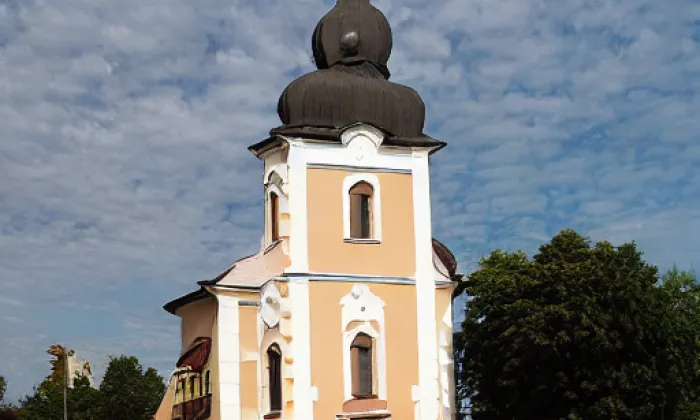 Kostel svatého Jakuba Většího (Kladruby) – akvarel