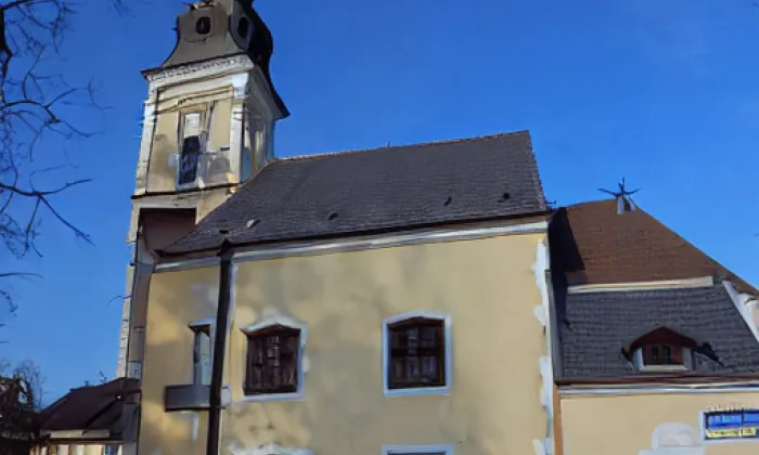 kostel svatého Jakuba Většího (Vílanec) – autumn