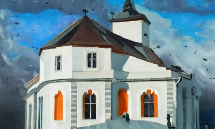 Kostel svatého Jakuba Většího v České Kamenici – autumn