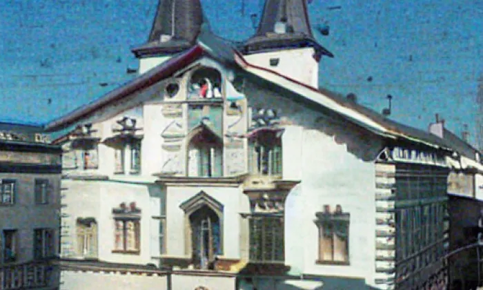 Kostel svatého Jakuba Většího v České Kamenici – noc