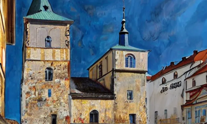 Kostel svatého Jakuba Většího v Jihlavě – summer