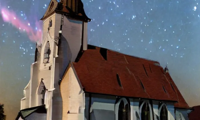 Kostel svatého Jana Evangelisty (Šumperk) – noc