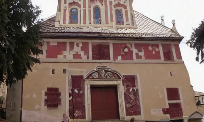 Kostel svatého Jana Křtitele (Byšice) – autumn