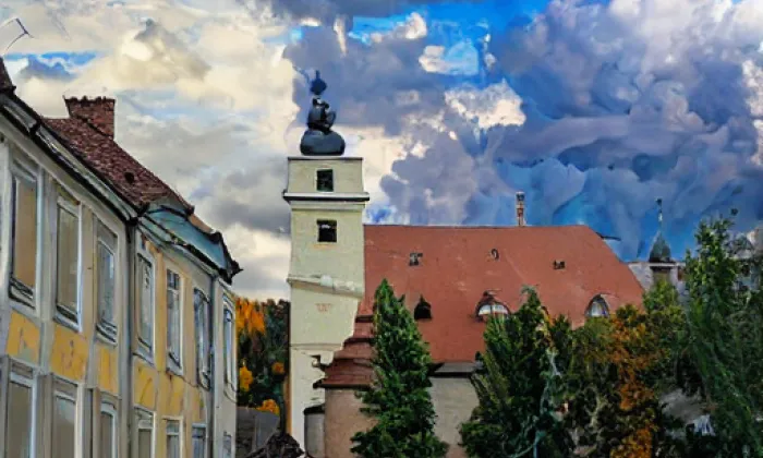 kostel svatého Jana Křtitele (Chudenice) – autumn