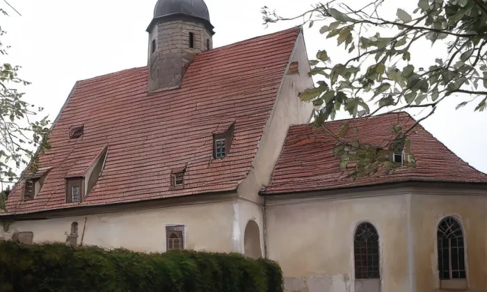 Kostel svatého Jana Křtitele (Dražice) – akvarel
