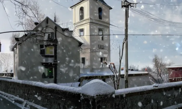 kostel svatého Jana Křtitele (Perálec) – winter