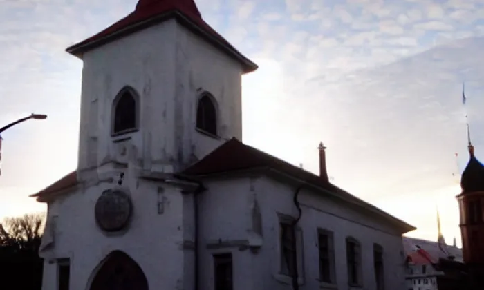 Kostel svatého Jana Křtitele (Pohoří) – akvarel