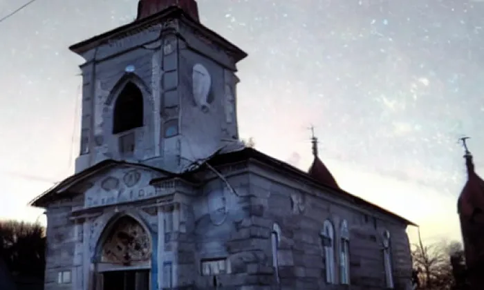 Kostel svatého Jana Křtitele (Pohoří) – noc