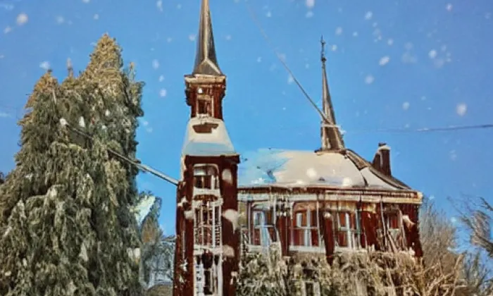 kostel svatého Jana Křtitele (Sudice) – winter