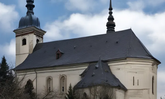 kostel svatého Jana Křtitele (Tatenice) – winter