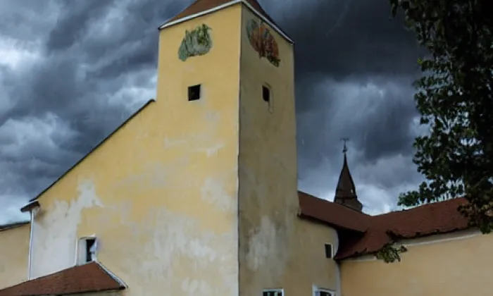 Kostel svatého Jana Křtitele (Záblatí) – autumn