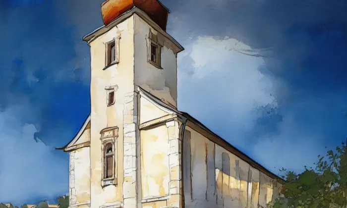 Kostel svatého Jana Křtitele ve Zdislavě – summer