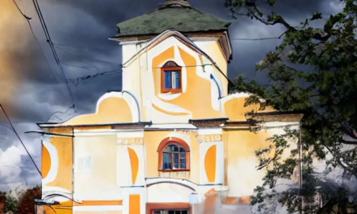 Kostel svatého Jana Nepomuckého (Šemanovice) – autumn