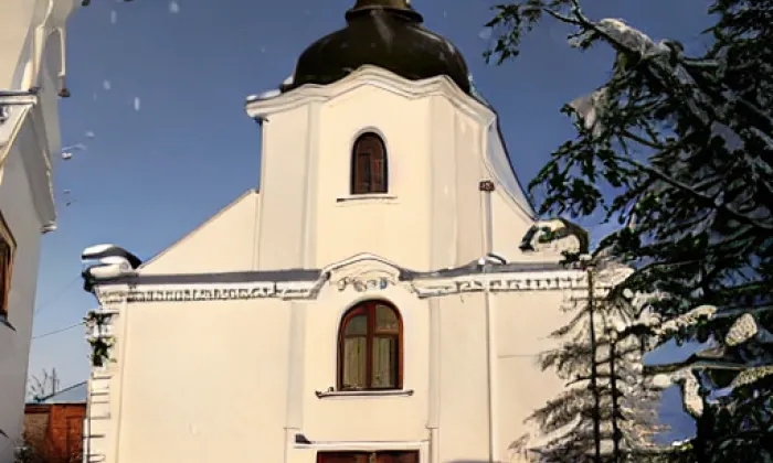 Kostel svatého Jana Nepomuckého (Šemanovice) – winter