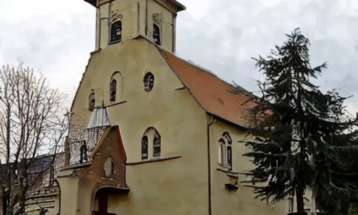 Kostel svatého Jana Nepomuckého (Kařez) – noc