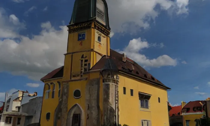 Kostel svatého Jana Nepomuckého (Omlenička) – noc