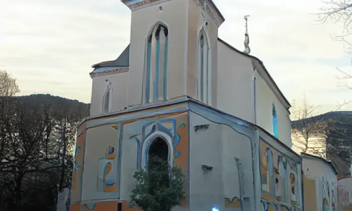 Kostel svatého Jana Nepomuckého (Pohořelice) – noc
