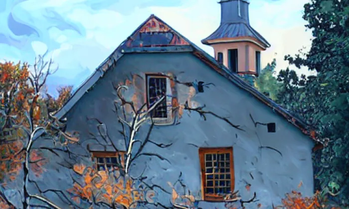 kostel svatého Jana Nepomuckého (Skuhrov) – autumn