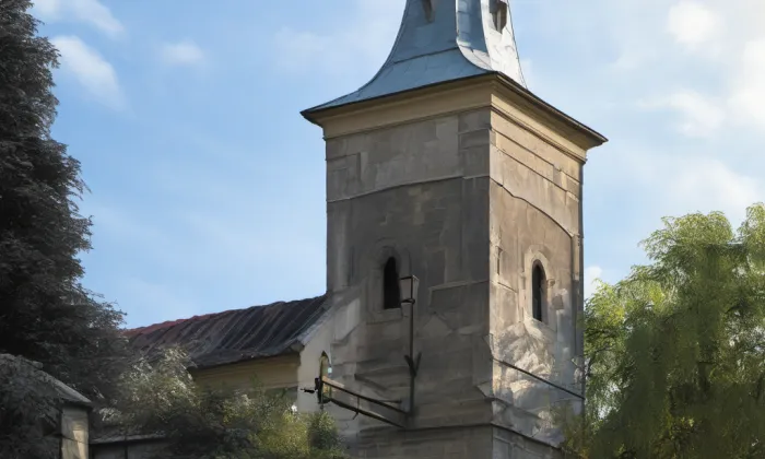 Kostel svatého Jiří (Karlovice) – summer