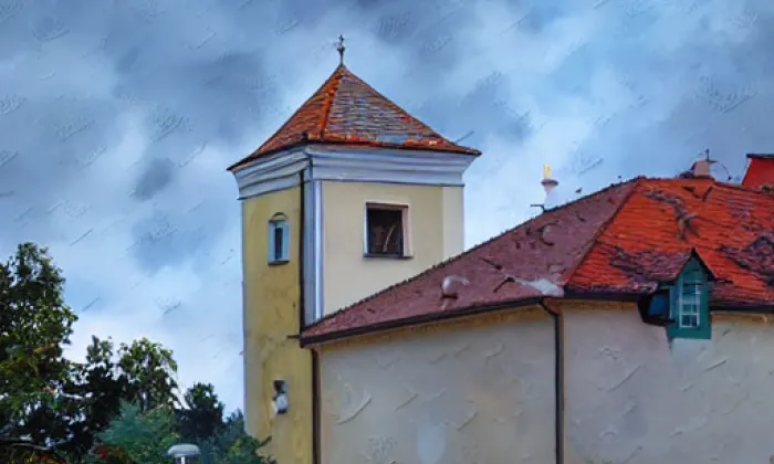 Kostel svatého Jiří (Kobylí) – autumn