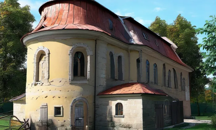 Kostel svatého Jiří (Krnsko) – autumn