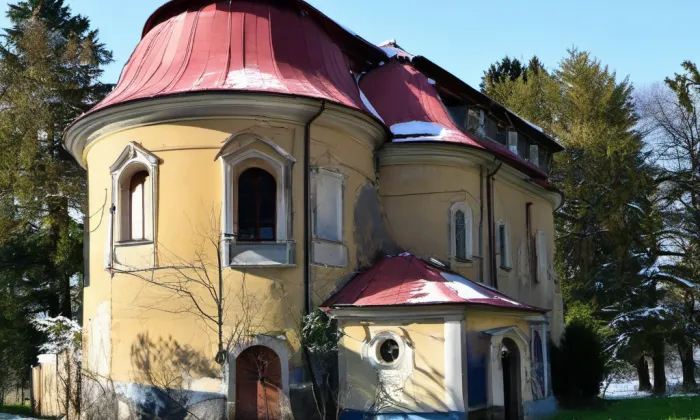 Kostel svatého Jiří (Krnsko) – winter