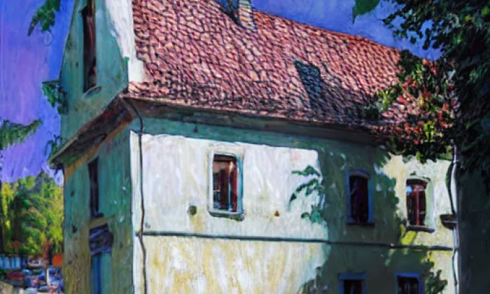 Kostel svatého Jiří (Libušín) – summer