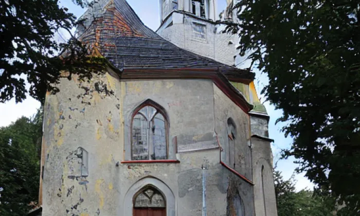 Kostel svatého Jiří (Malesice) – akvarel