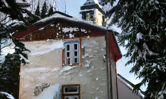 Kostel svatého Jiří (Malesice) – winter