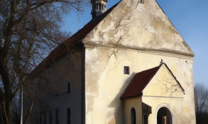 Kostel svatého Jiří (Nymburk) – akvarel