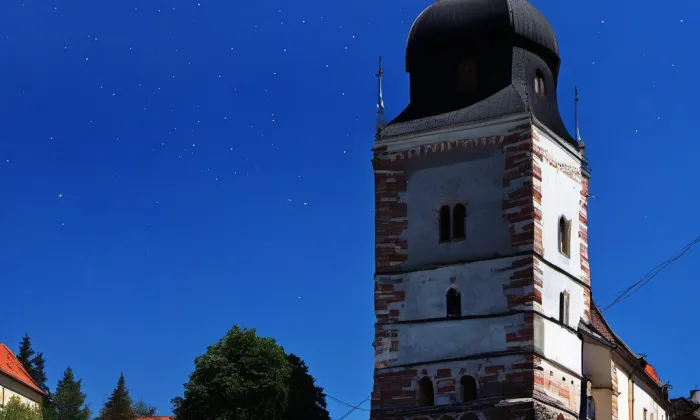 Kostel svatého Jiří (Přimda) – noc
