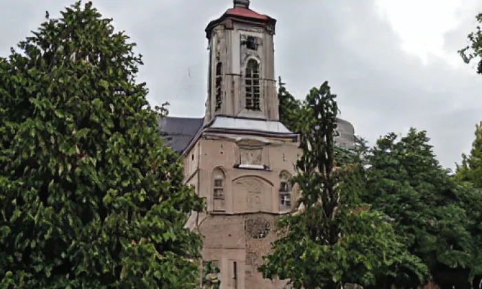 Kostel svatého Jiří (Třebovice) – akvarel