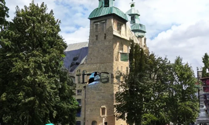 Kostel svatého Jiří (Třebovice) – autumn
