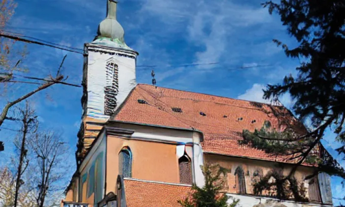 Kostel svatého Jiljí (Bečov) – akvarel