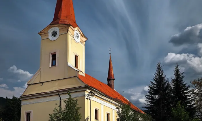 Kostel svatého Jiljí (Bystřice pod Hostýnem) – autumn