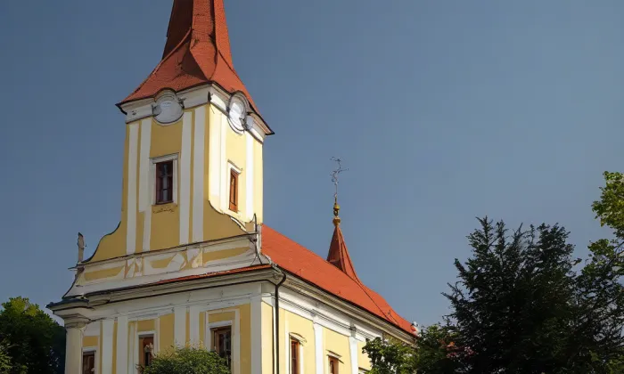 Kostel svatého Jiljí (Bystřice pod Hostýnem) – summer