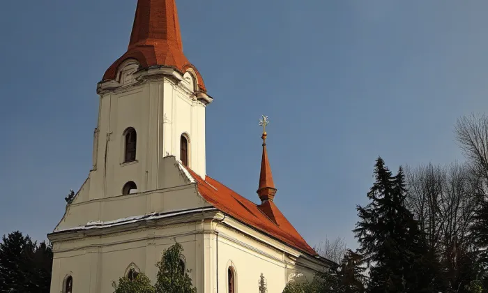Kostel svatého Jiljí (Bystřice pod Hostýnem) – winter