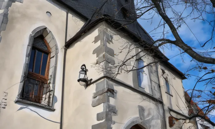 Kostel svatého Jiljí (Dolní Dvořiště) – autumn