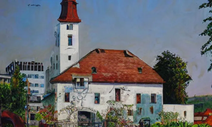kostel svatého Jiljí (Heřmaň) – summer