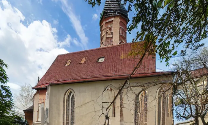 kostel svatého Jiljí (Libeř) – noc