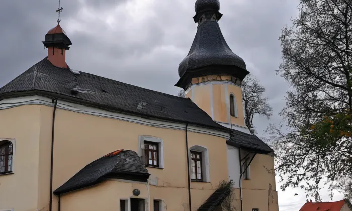 kostel svatého Jiljí (Libice nad Doubravou) – autumn