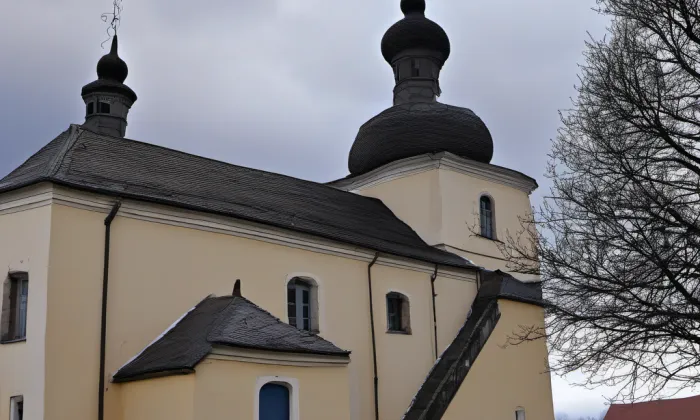 kostel svatého Jiljí (Libice nad Doubravou) – winter