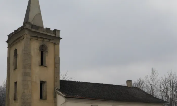 kostel svatého Jiljí (Našiměřice) – winter