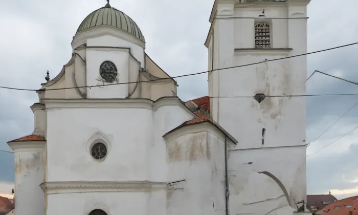 kostel svatého Jiljí (Prosiměřice) – noc