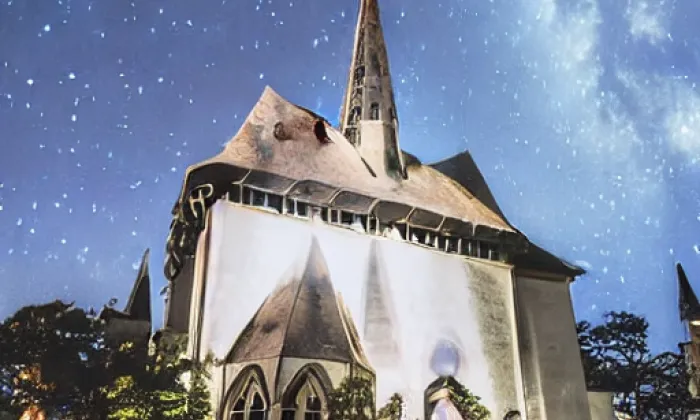 Kostel svatého Jiljí (Třebnice) – noc